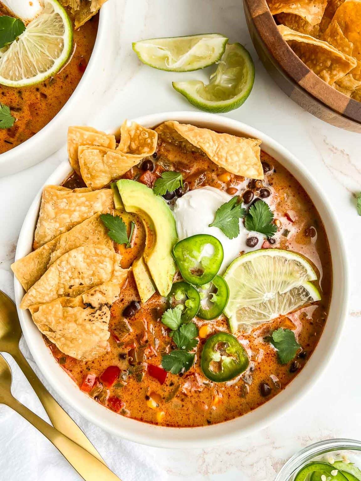Easy Vegan Enchilada Soup Easy Chickpeasy