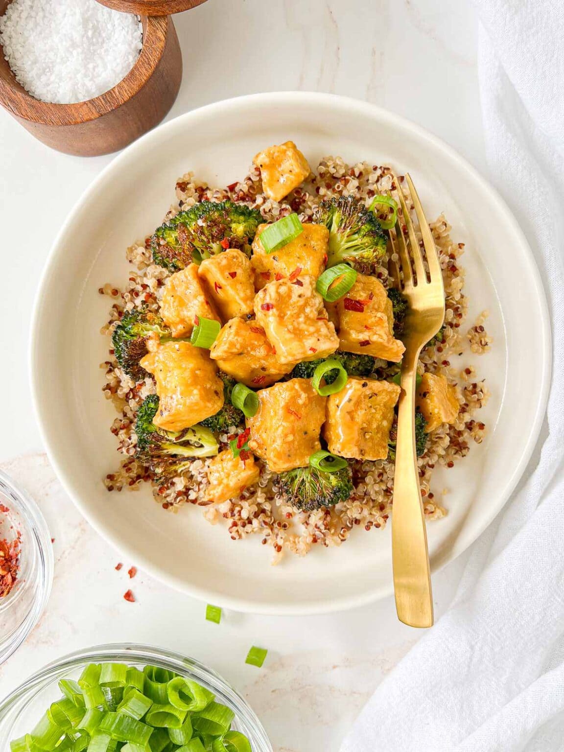 Easy Vegan Honey Mustard Tofu Easy Chickpeasy