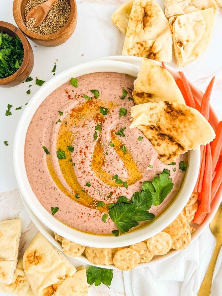 Simple Creamy Kidney Bean Hummus (Vegan) Easy Chickpeasy